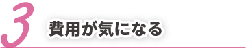 費用が気になる