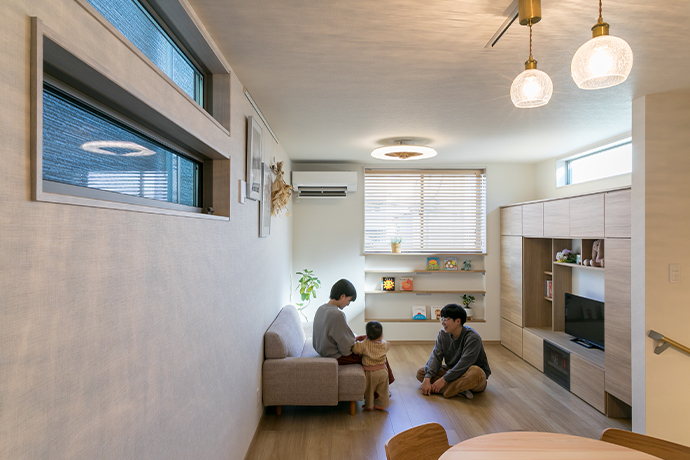 神奈川県O様邸 光あふれるLDKが叶える<br>伸びやかな家族の暮らし